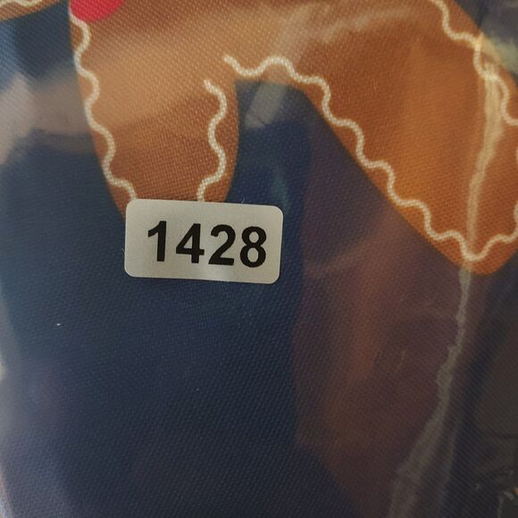 DEC 25th Gingerbread Men Christmas Pants Blue Holiday Novelty Trousers Men's L - Picture 7 of 7